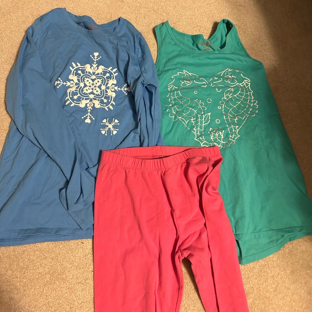 Cat and Jack size 10-12 tops and leggings